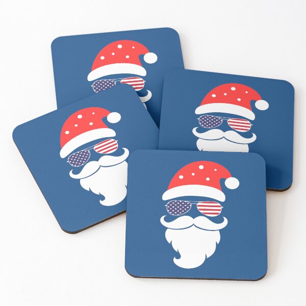 Item preview, Santa with USA Sunglasses designed and sold by Jeallan Designs.