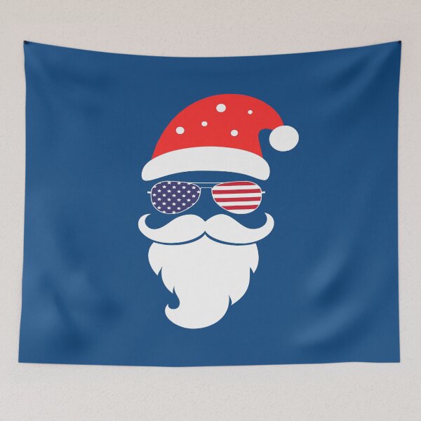 Item preview, Santa with USA Sunglasses designed and sold by Jeallan Designs.