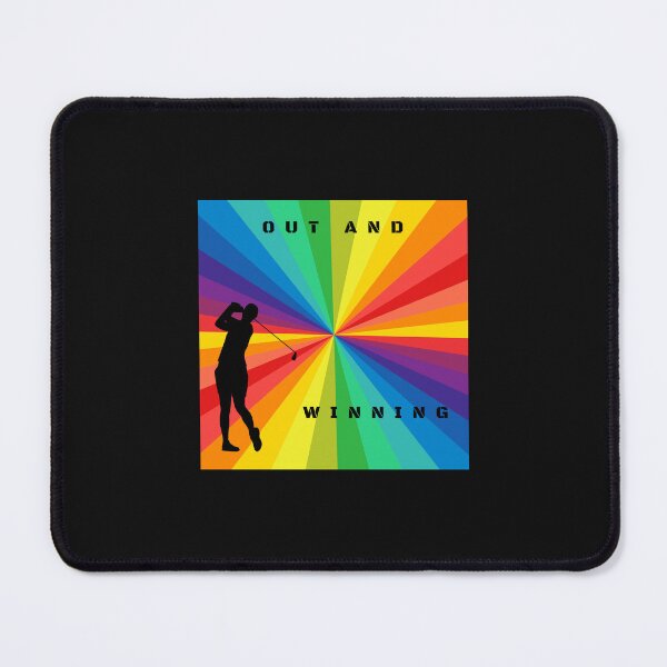 Item preview, LGBTQ Golf. LGBTQ Golf Sport Slogan, Out and winning, designed and sold by PrideBeProud.