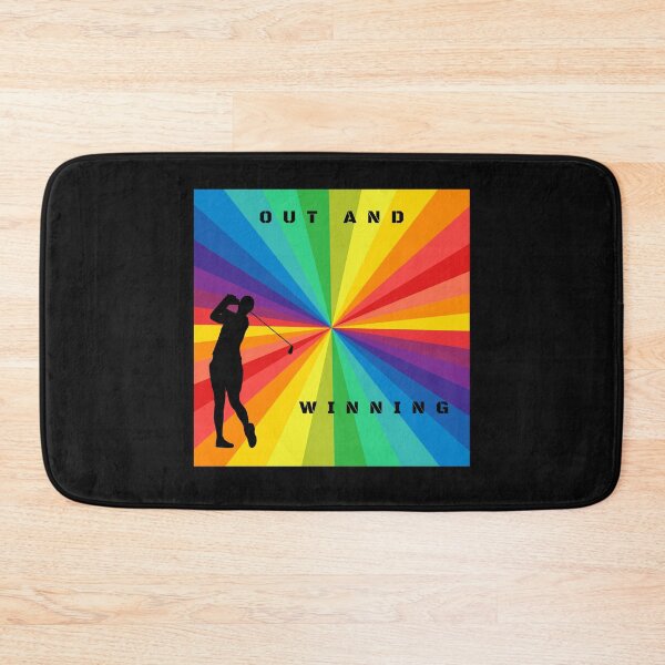 Item preview, LGBTQ Golf. LGBTQ Golf Sport Slogan, Out and winning, designed and sold by PrideBeProud.