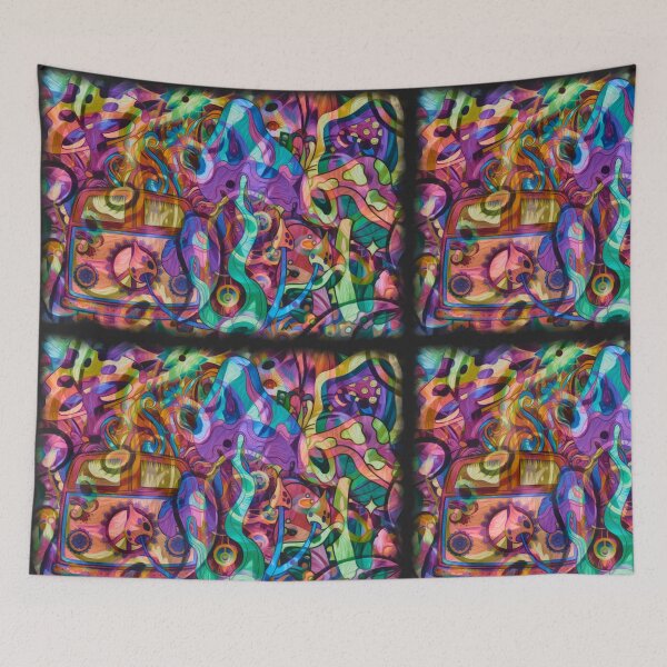 Item preview, Psychedelic Peace Adventure  designed and sold by SamOliverArt.