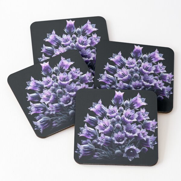 Item preview, Crystal clustered bellflower designed and sold by ArriesEcoArts.
