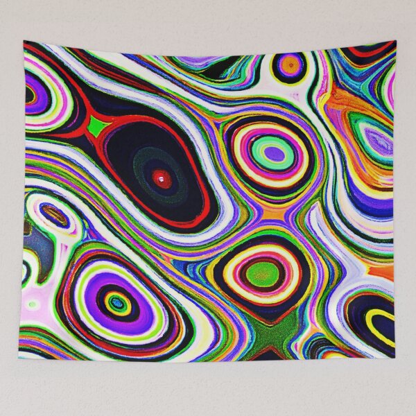 Item preview, Colorful Vivid Abstraction Pattern designed and sold by Health And Fitness Posts e-Store.