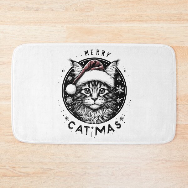 Item preview, Merry Catmas Maine Coon designed and sold by TomFrontierArt.