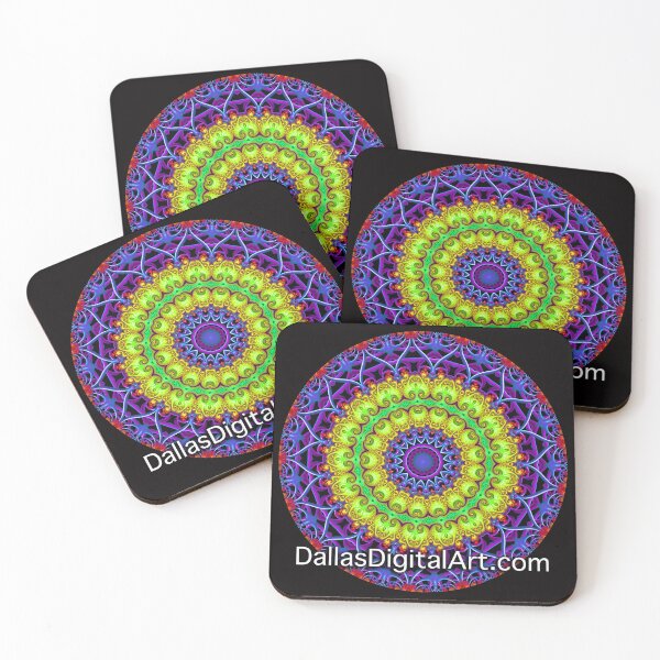 Item preview, Dallas Digital Art Mandala designed and sold by Warren Paul Harris.