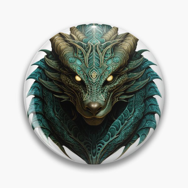 Item preview, Horned Green Wolf Fantasy Beast | White | Mighty, Powerful, Creature designed and sold by FantasySoul.