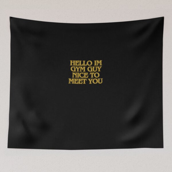 Item preview, Hello im gym guy nice to meet you designed and sold by VasiljevichShop.