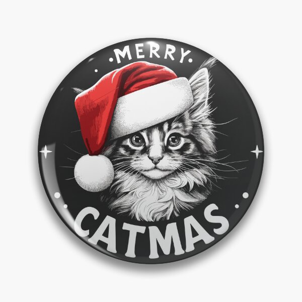 Item preview, Merry Catmas Maine Coon Christmas designed and sold by TomFrontierArt.