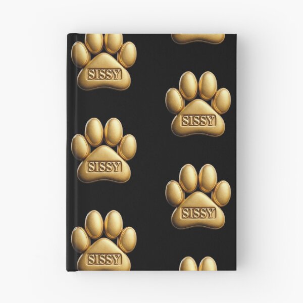 Item preview, Sissy pet dog or cat name in a golden paw, great gift for dog or cat owners designed and sold by OCS1337.