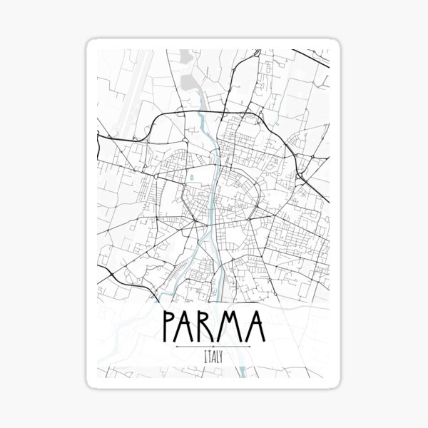 Item preview, Parma Italy Map designed and sold by TravelWish.
