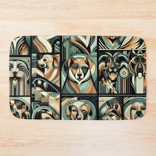 Item preview, Art Deco Dog Portraits  designed and sold by scollins5.