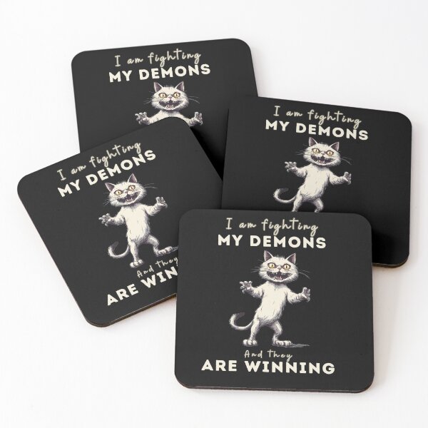 Item preview, I am fighting my demons and they are winning designed and sold by MilkyForest.