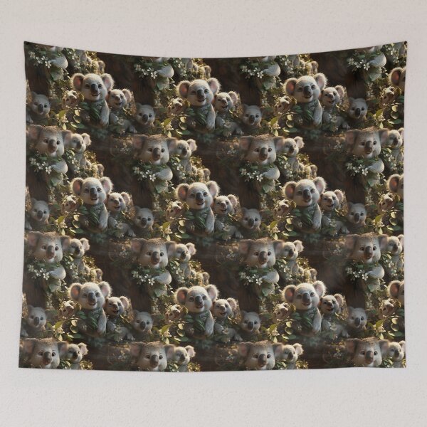 Item preview, Exclusive Artwork Cute Koala Bears Realistic Gift Ideas P109-5 designed and sold by MPCFICTION.