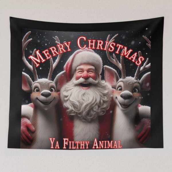 Item preview, Merry Christmas Ya Filthy Animal designed and sold by A-T-H.