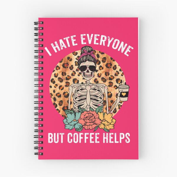 Item preview, I hate everyone but coffee helps, Retro Coffee designed and sold by Samadi style.