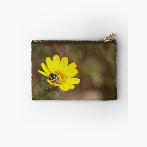 Item preview, White spotted rose beetle on crown daisy designed and sold by Calidris Fotografie Steffi & Ben Köppler.