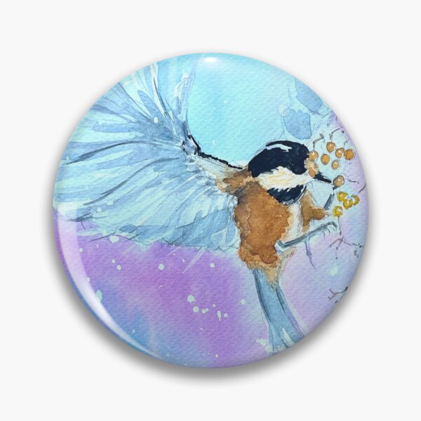 Item preview, GREAT TIT watercolour designed and sold by SKAYLL-ART.