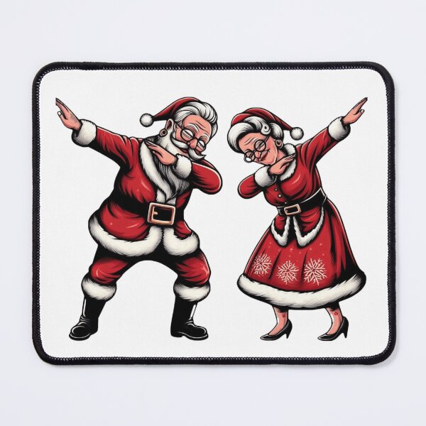 Item preview, Dabbing Mr. and Mrs. Claus designed and sold by HeadTurningArt.