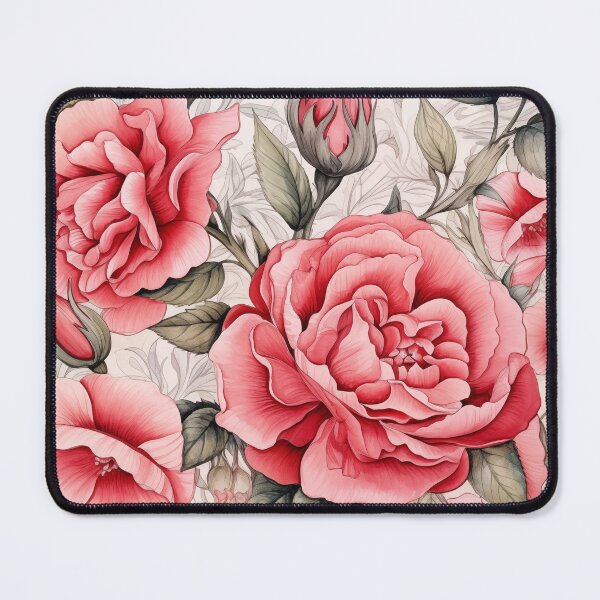 Item preview, wedding invitation card with botanical garden realistic pink rose in heart frame designed and sold by WhiteDoveArt.