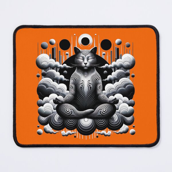 Item preview, Contemplative Cat designed and sold by Yogimeister.