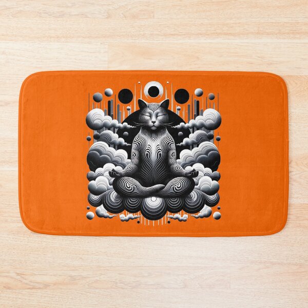 Item preview, Contemplative Cat designed and sold by Yogimeister.