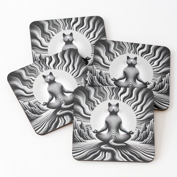 Item preview, Contemplative Cat designed and sold by Yogimeister.