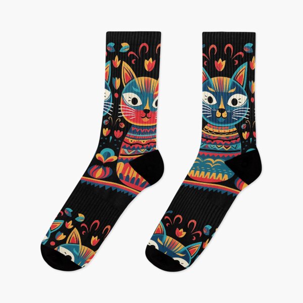 Item preview, Mexican Alebrijes,Huichol Art,Papel Picado - cat designed and sold by marrychou.