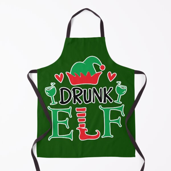 Item preview, Santas Drunk Elf designed and sold by BajanTees.