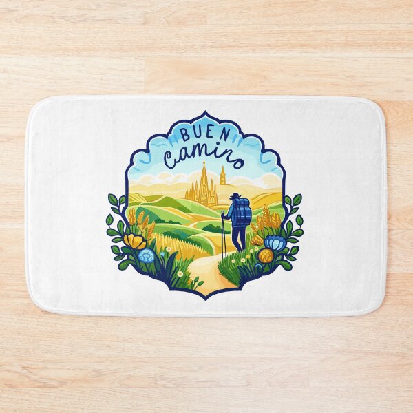 Item preview, El Camino ¡BUEN CAMINO! Camino de Santiago - Shirt, Hat, Button, Pin, Sticker, etc designed and sold by cloudhiker.