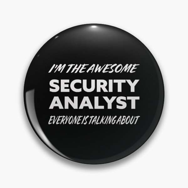 Item preview, I'm The Awesome SECURITY ANALYST Everyone Is Talking About White designed and sold by teecraftstudios.