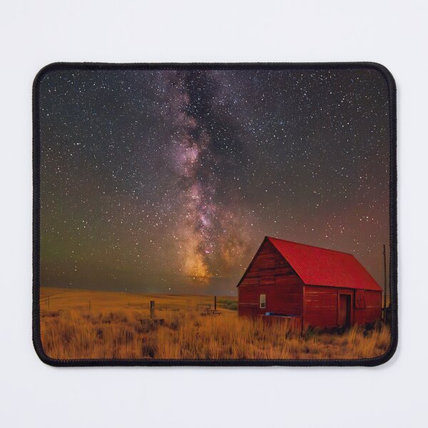 Item preview, Milky Way Galaxy over a Red Barn designed and sold by KristaNature.