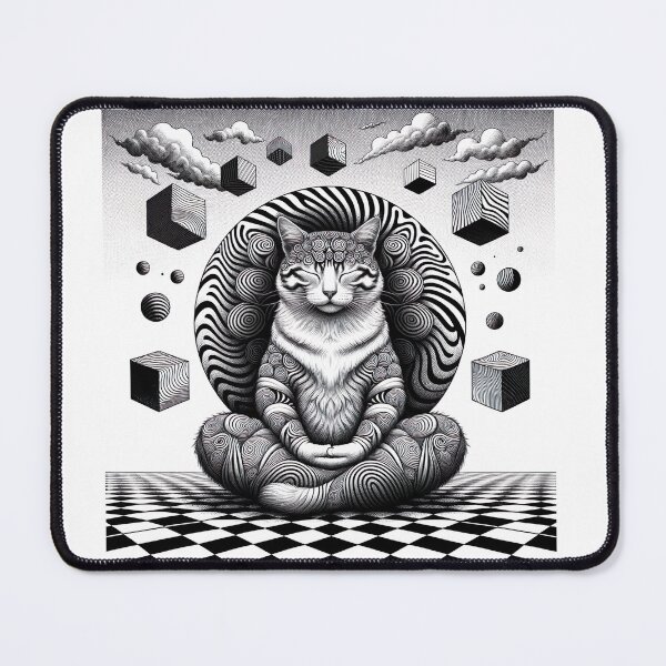 Item preview, Contemplative Cat designed and sold by Yogimeister.