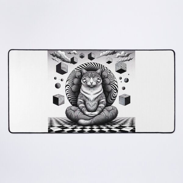 Item preview, Contemplative Cat designed and sold by Yogimeister.