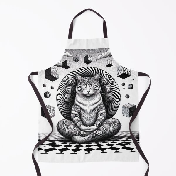 Item preview, Contemplative Cat designed and sold by Yogimeister.