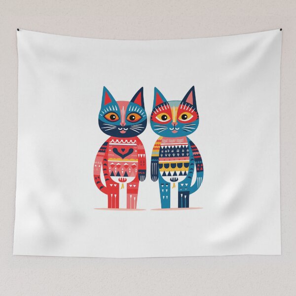 Item preview, Mexican Alebrijes,Huichol Art,Papel Picado- cat designed and sold by marrychou.