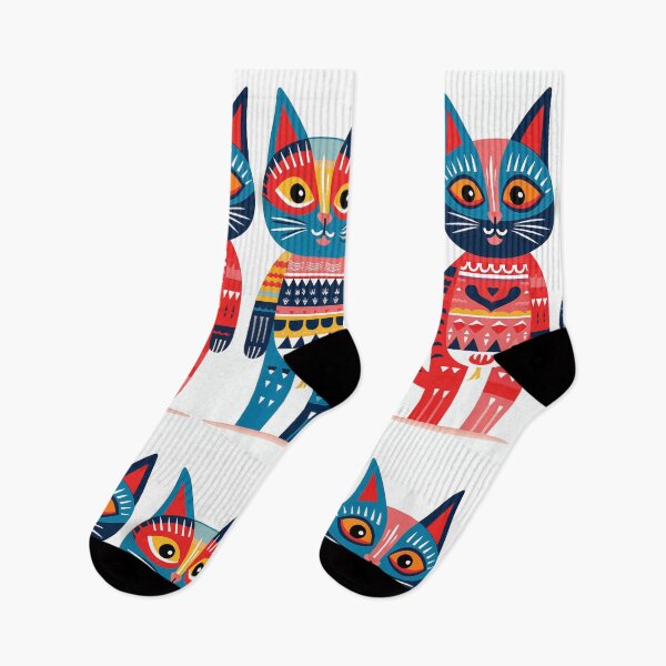 Item preview, Mexican Alebrijes,Huichol Art,Papel Picado- cat designed and sold by marrychou.