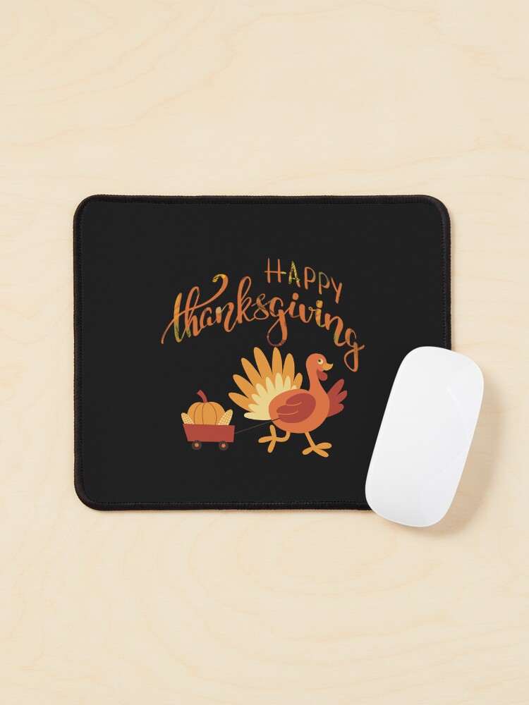 Thumbnail 1 of 5, Mouse Pad, Happy Thanksgiving designed and sold by Designfs.