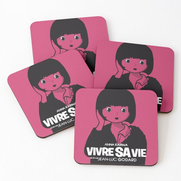 Item preview, My Life to Live - Vivre sa vie - French Nouvelle Vague poster designed and sold by Miaou Studio.
