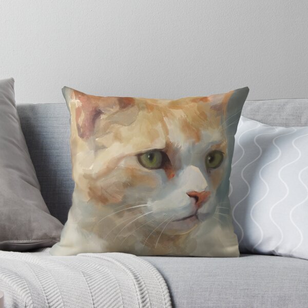 Item preview, Ginger Cat Watercolour designed and sold by TheDaysIdeas.