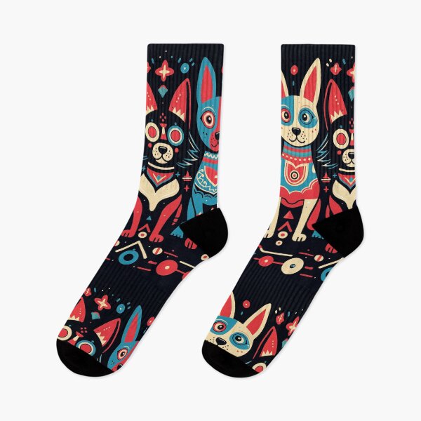 Item preview, Mexican Alebrijes,Huichol Art,Papel Picado-dog designed and sold by marrychou.