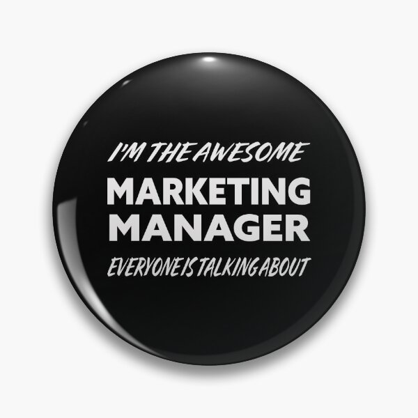 Item preview, I'm The Awesome MARKETING MANAGER Everyone Is Talking About White designed and sold by teecraftstudios.