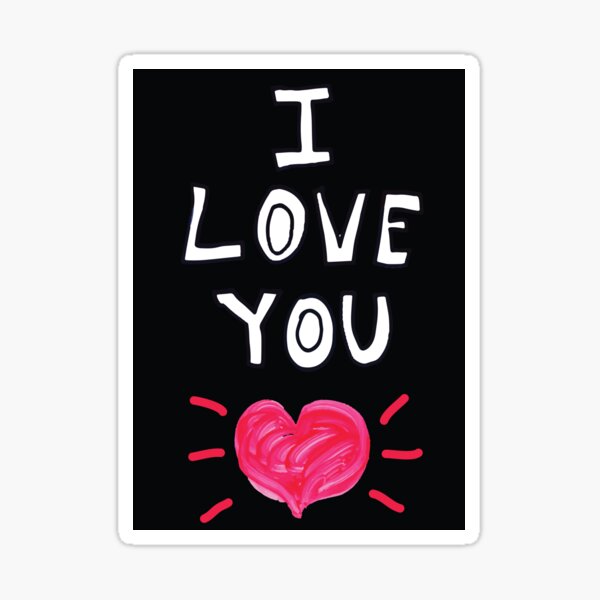 Item preview, I love you! designed and sold by Sania Abbasi.