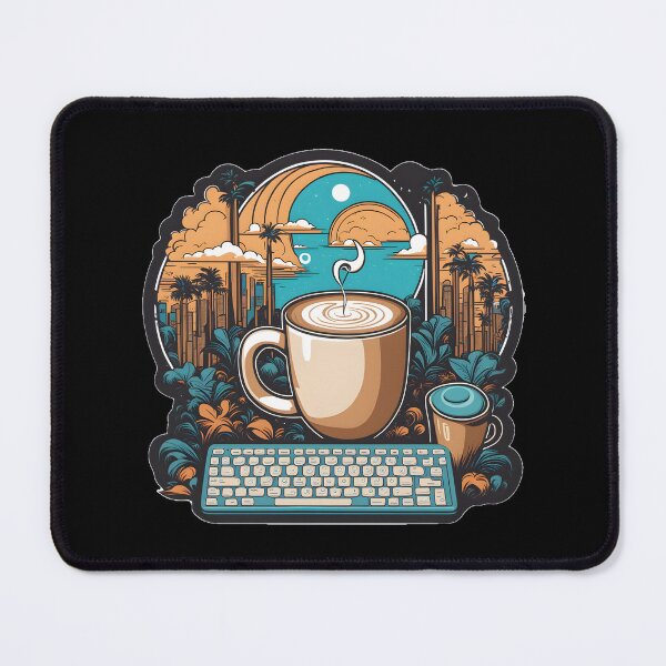 Item preview, Coffee And Keyboard Magical world designed and sold by CaffeineDose.