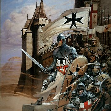 Artwork thumbnail, Knights Templar by Chris Achilleos by House of Achilleos