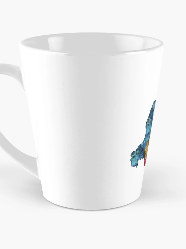Thumbnail 3 of 4, Coffee Mug, Spirograph Patterned Rwanda Provinces Map designed and sold by RachelEDesigns.