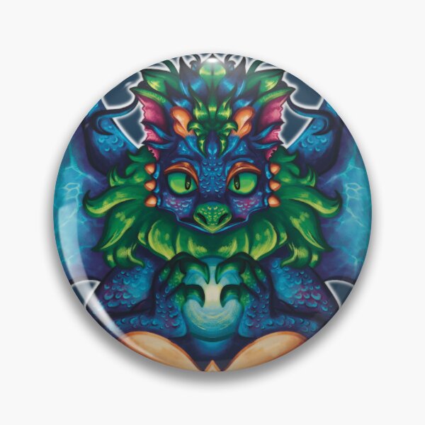 Item preview, Furred Lake Dragon designed and sold by WhimsiclexShop.