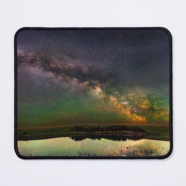 Item preview, Milky Way Galaxy Panorama over the water designed and sold by KristaNature.