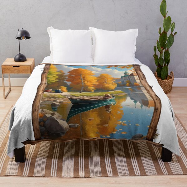 Item preview, Autumn Colors in Motion: Digital Art Celebrating the Symphony of Rivers and Changing Landscapes designed and sold by Artedig.