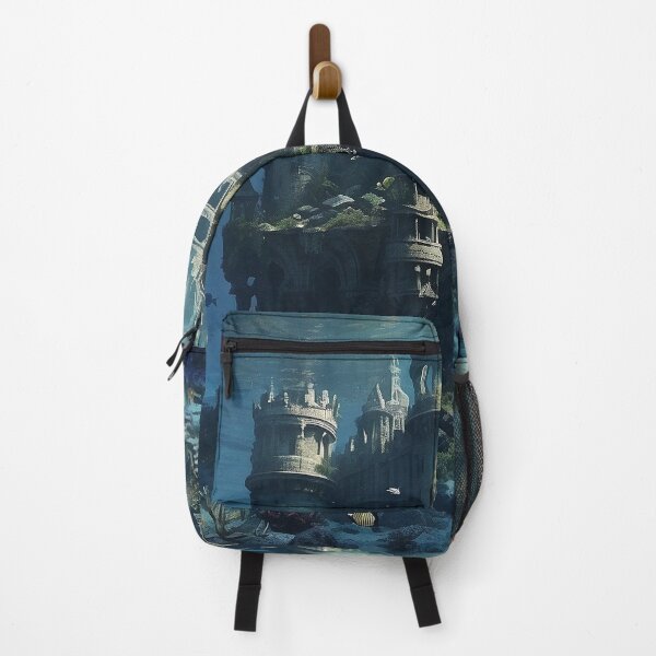 Item preview, Fantasy Underwater Castle of the Lost Sea - 2 designed and sold by nyathiwa.