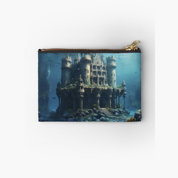 Item preview, Fantasy Underwater Castle of the Lost Sea - 2 designed and sold by nyathiwa.